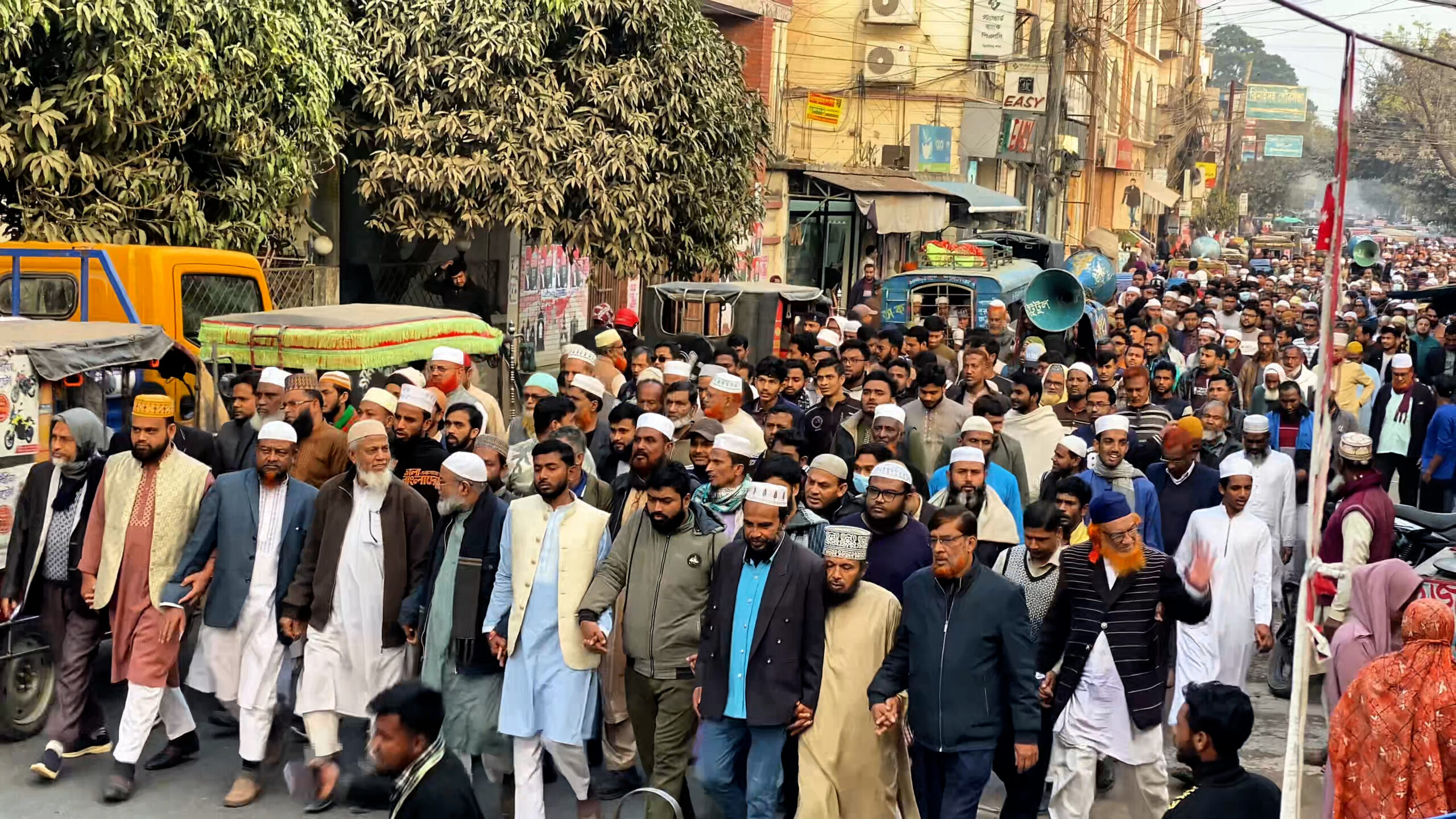 ঝিনাইদহ-২ আসনে জামায়াতে ইসলামীর দাঁড়িপাল্লার মিছিল