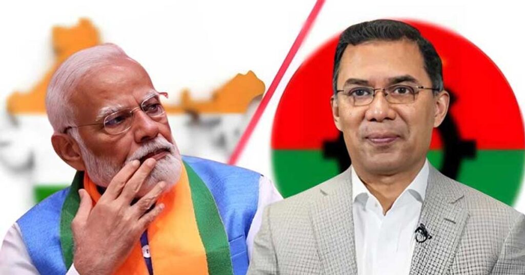 তারেক রহমানের হাতে ভারতীয় প্রধানমন্ত্রী নরেন্দ্র মোদির একটি চিঠি তুলে দেন জয়শঙ্কর।
