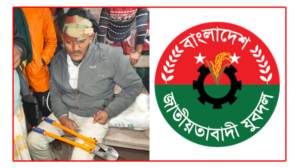 গভীর রাতে গরু চুরির চেষ্টা, স্থানীয়দের হাতে আটক যুবদল নেতা