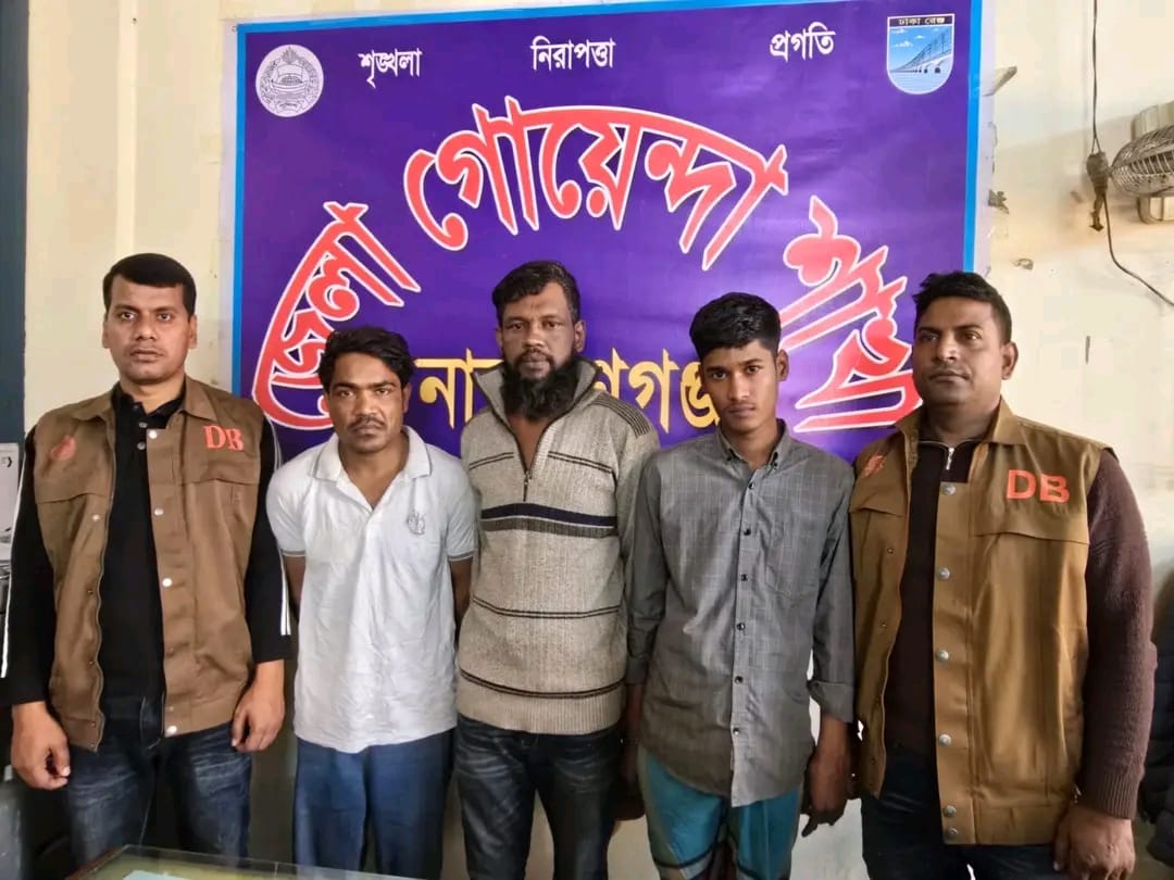 রায়হান ওরফে রেহান হত্যা মামলার চার আসামি গ্রেফতার।