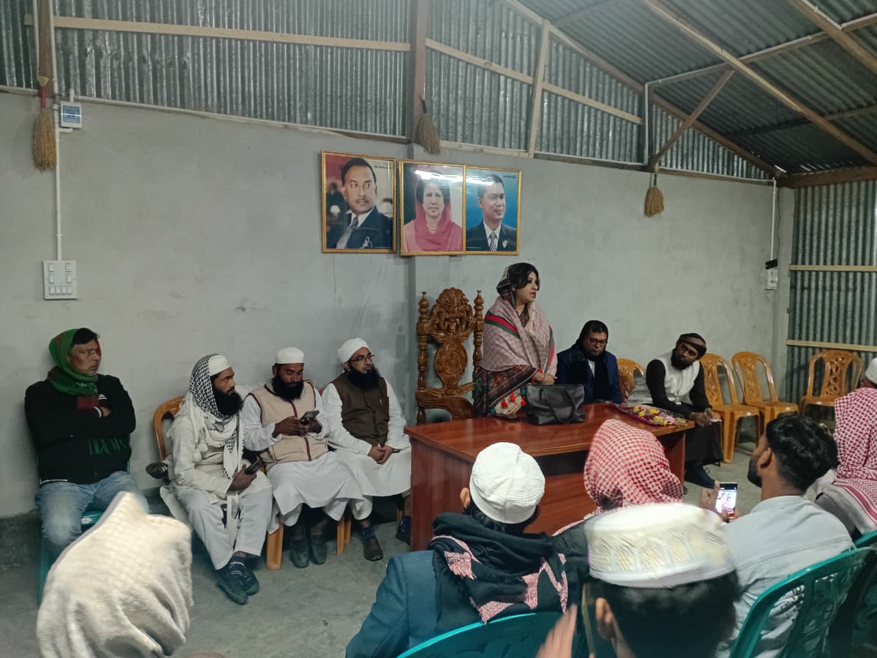 ফরিদপুর-২ আসনে শামা ওবায়েদ ইসলাম রিঙ্কুর সঙ্গে জমিয়ত ও যুব জমিয়তের মতবিনিময় সভা