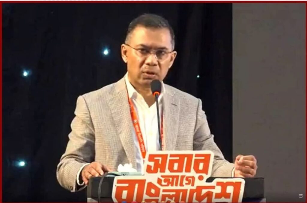 “বিএনপির কেউ রাজপথ ছেড়ে বিদেশ পালিয়েছে তার নজির নেই, তারেক রহমান”