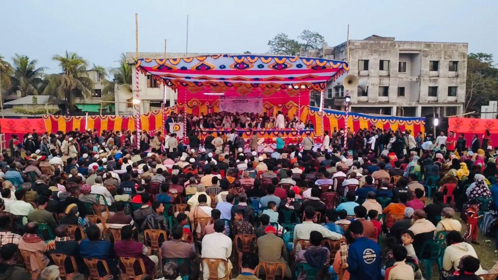 বাউফলে বিএনপির নির্বাচনী জনসভা অনুষ্ঠিত