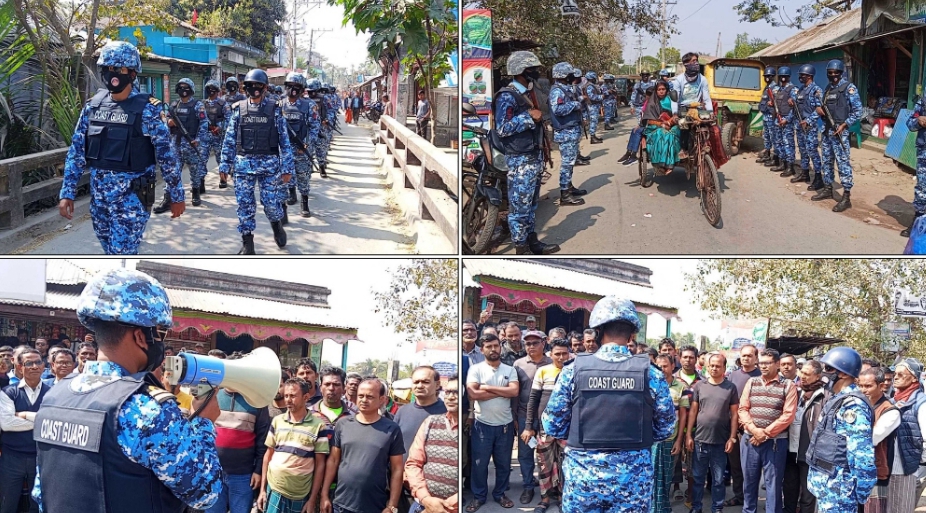উপকূলের ১০ প্লাটুন কোস্ট গার্ড মোতায়েন, ৬৬ কেন্দ্রে প্রথমবার থাকবে ড্রোনের নজরদারি
