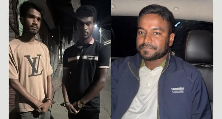 নড়িয়ায় পদ্মা নদীতে চাঁ’দাবাজির মূলহোতা সহ আ`টক ৩