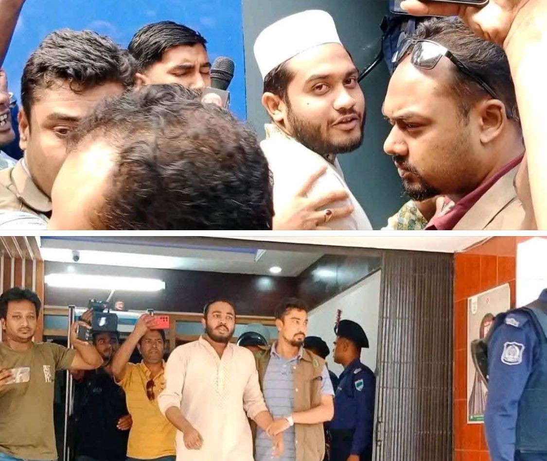 ওসির সাথে ছিলাম, তবুও গ্রেফতার—ঝিনাইদহে বাসে আগুন ও পাম্প ভাঙচুরে ৭ বৈষম্য বিরোধী ছাত্রনেতা আটক