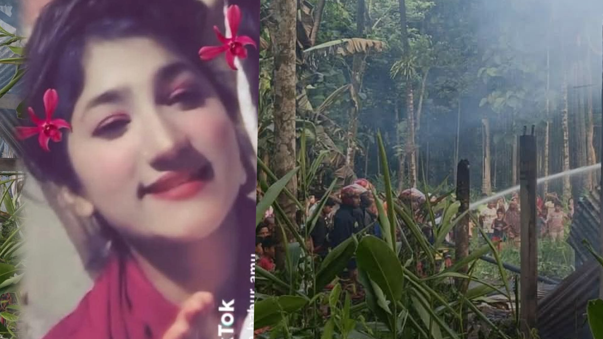 রায়পুরে চুলার আগুন দিয়ে টিকটক বানাতে গিয়ে বসতঘর পুড়ে ছাই