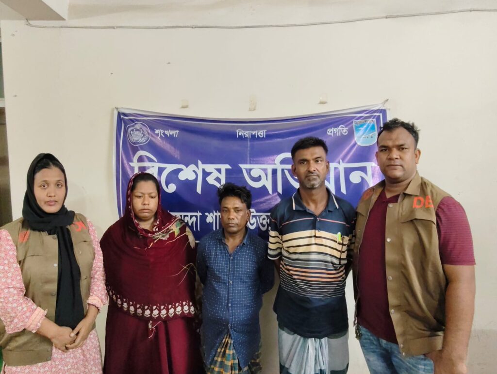 আশুলিয়ায় হানি ট্র্যাপ ও অপহরণকারী চক্রের ৩ সদস্য গ্রেপ্তার, ভিকটিম উদ্ধার