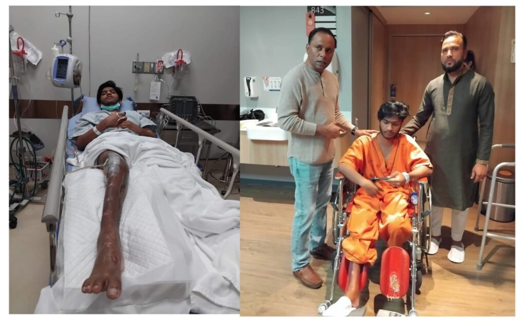 থাইল্যান্ডে চিকিৎসাধীন জুলাই বিপ্লবে আহত চাঁদপুরের নাবিল : ছেলের সুস্থতার অপেক্ষায় বাবা সিদ্দিকুর রহমান