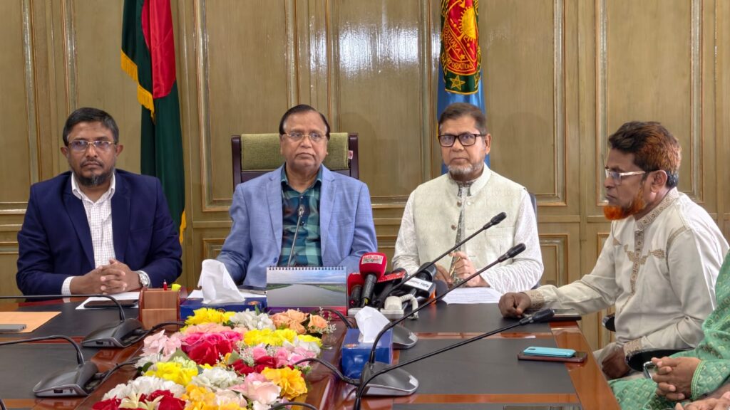 ঢাকা দক্ষিণ সিটি কর্পোরেশনের প্রশাসকের সাথে ঢাকা -৫ ও ঢাকা-৪ এমপির যৌথ মতবিনিময় সভা অনুষ্ঠিত
