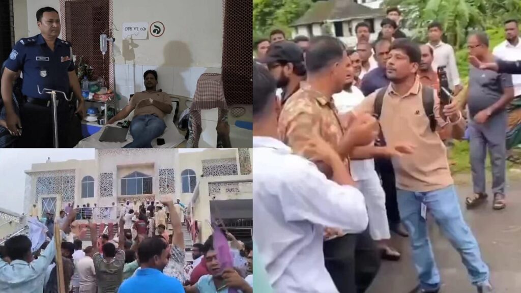 শরীয়তপুরে জামায়াতের কর্মসূচিতে বিএনপির হামলার অভিযোগ, ভিডিও ধারণ করতে গিয়ে সাংবাদিক মারধরের শিকার
